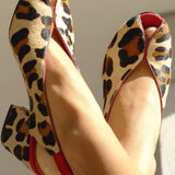 Isabel - Sandalias de leopardo