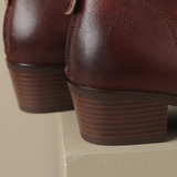 Isabel - Botines Elegantes con Tacón Bajo