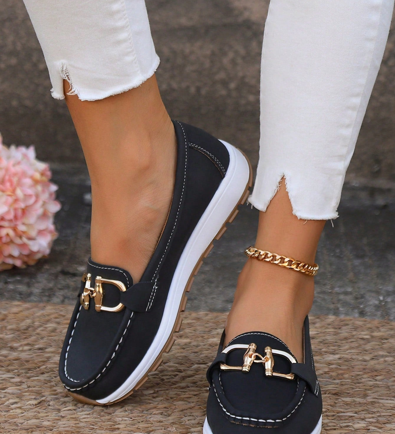 Clara - Zapatos planos con hebilla