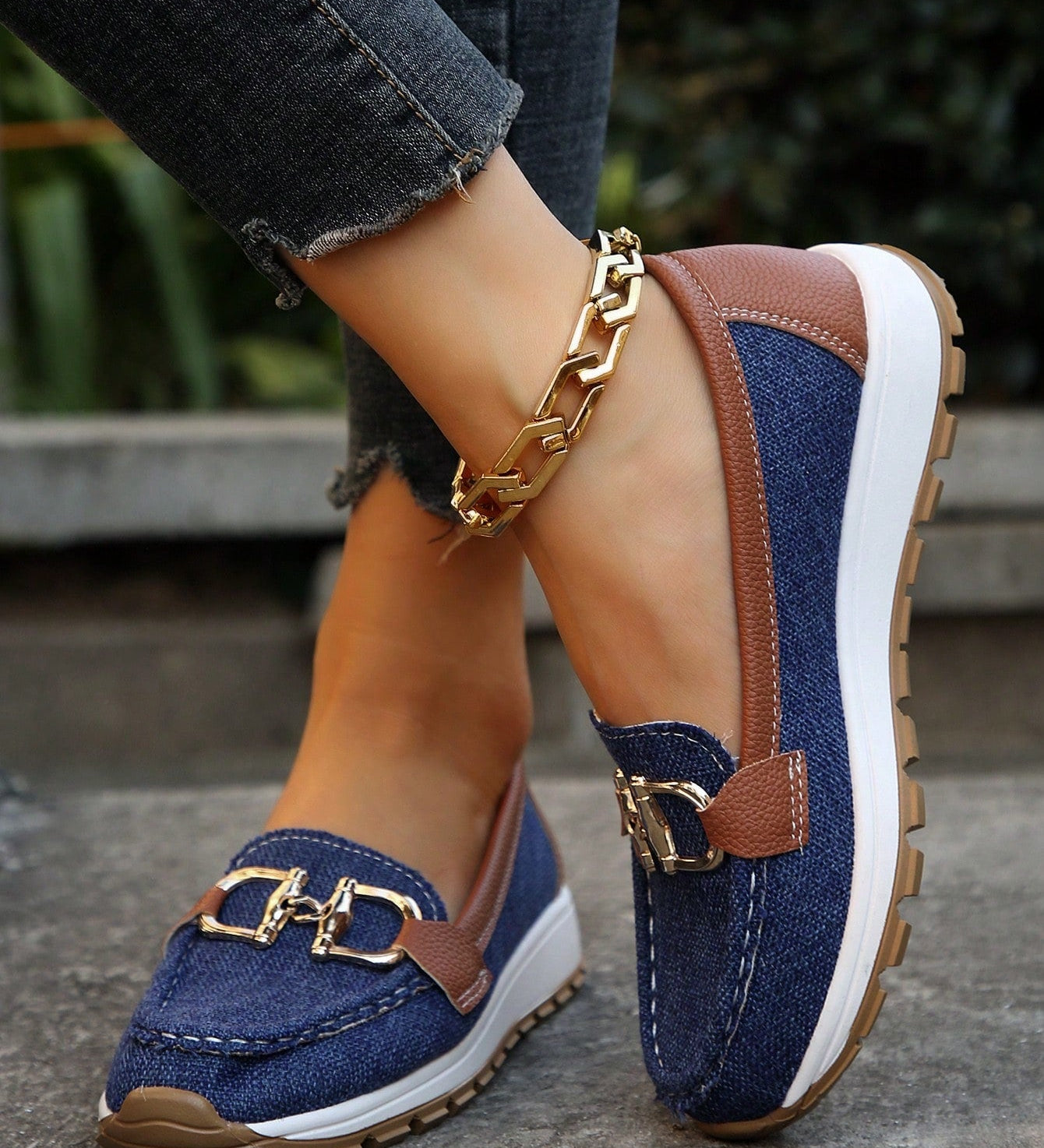Clara - Zapatos planos con hebilla