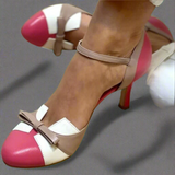 Isabel - Sandalias con nudo y tiras, puntera redonda