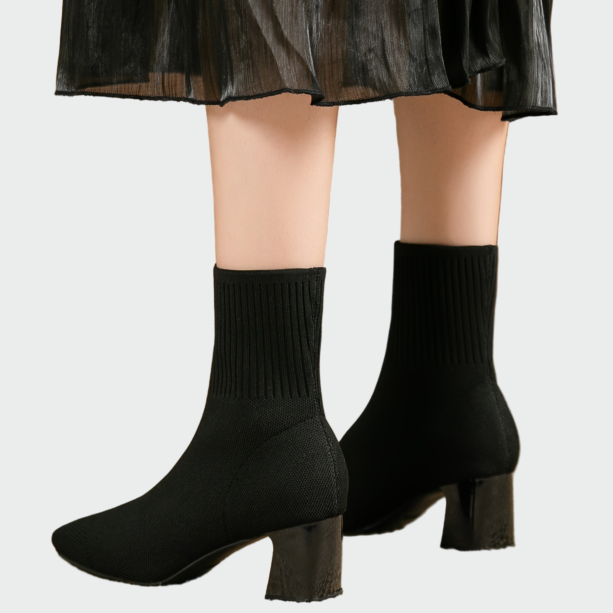 Botas ortopédicas de tricot para Clara