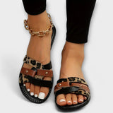 Ana - Sandalias leopardo