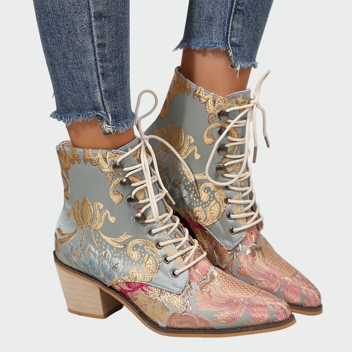 Botines de cuero con Elena
