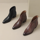 Isabel - Botines Elegantes con Tacón Bajo