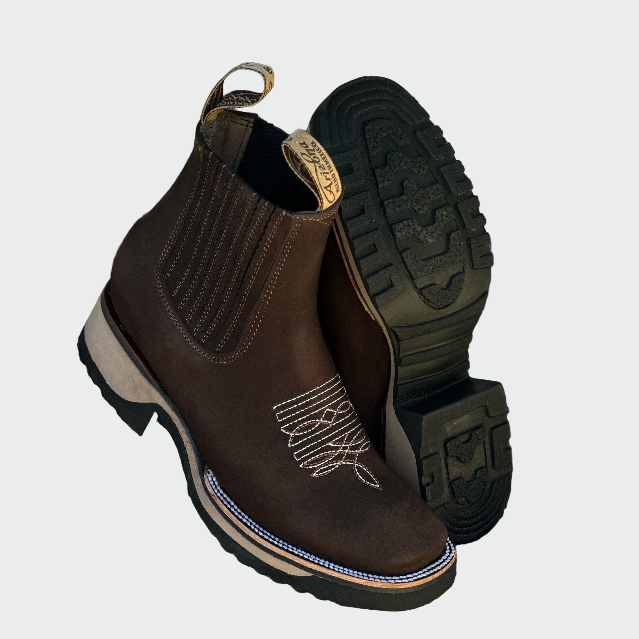 Botas de vaquera de piel