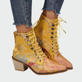 Botines de cuero con Elena