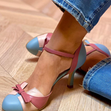 Isabel - Sandalias con nudo y tiras, puntera redonda
