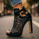 Isabel - Tacones de encaje
