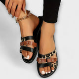 Ana - Sandalias leopardo