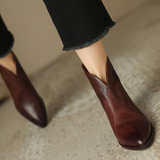 Isabel - Botines Elegantes con Tacón Bajo