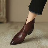 Isabel - Botines Elegantes con Tacón Bajo