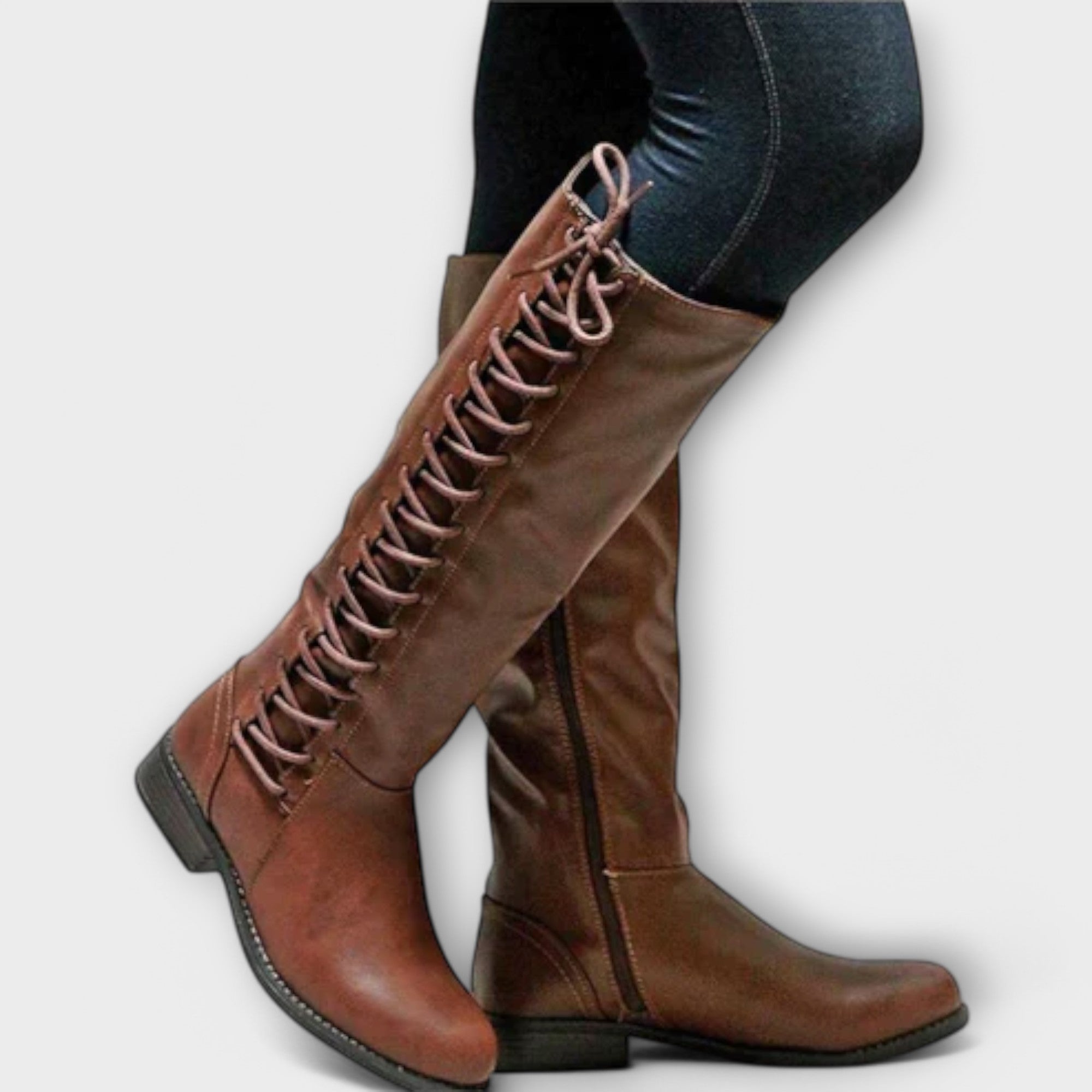 Clara - Botines elegantes con cordones