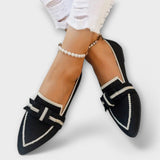 Luzia - Zapatos planos para mujer con lazo