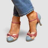 Isabel - Sandalias con nudo y tiras, puntera redonda