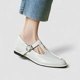 Isabel - Zapatos ortopédicos Mary Jane con tacón bajo