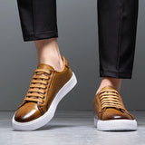 Goncalo - Zapatillas Cuero Elegantes
