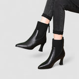 Lola - Botas de cuero con plataforma