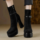 Isabel - Botas de plataforma elegantes con comodidad en cada paso