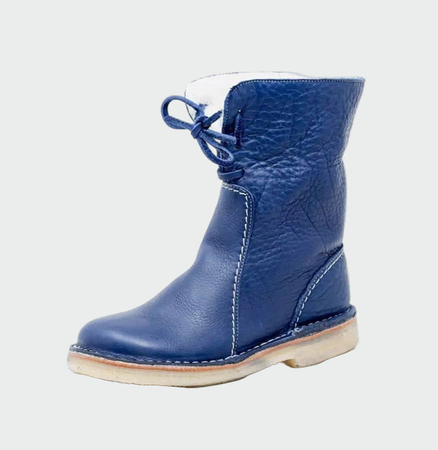 Botines de cuero impermeables de Clara