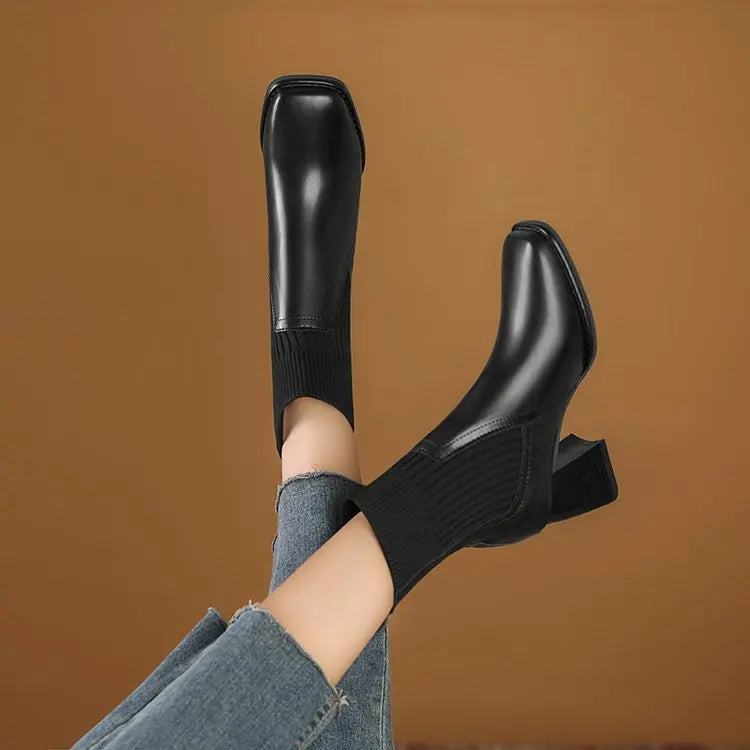 Isabel - Botas elegantes con plataforma