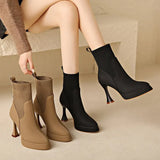 Isabel - Botas con plataforma, confort y elegancia femenina