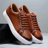 Goncalo - Zapatillas Cuero Elegantes