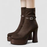 Isabel - Botas de plataforma elegantes con comodidad en cada paso