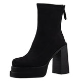 Clara - Botas modernas y cómodas de gamuza