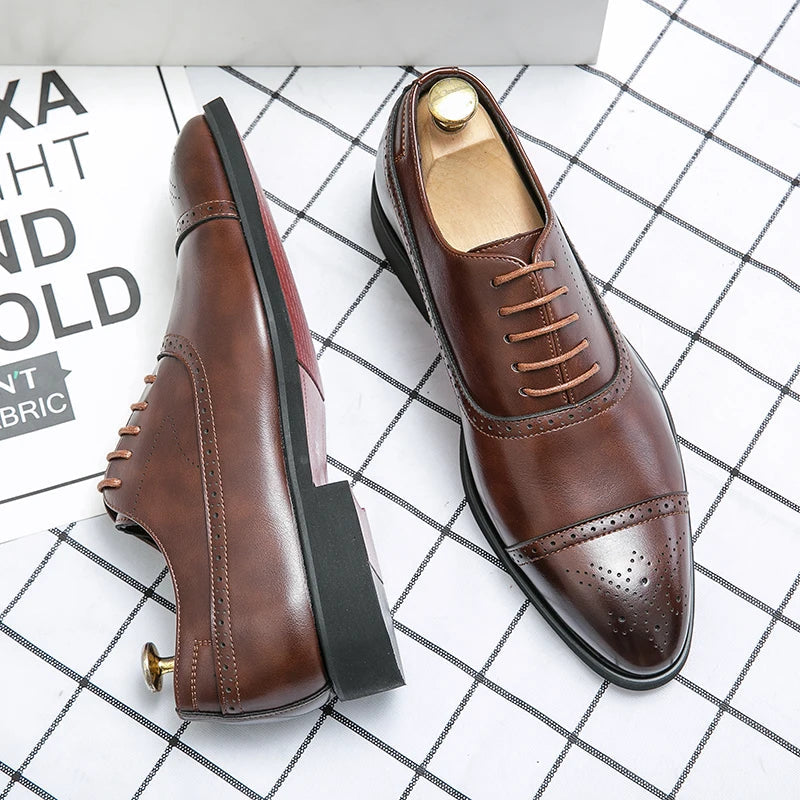 Mario- Zapatos Elegantes Cuero