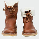 Botines de cuero impermeables de Clara