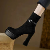 Isabel - Botas de plataforma elegantes con comodidad en cada paso