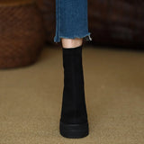 Clara - Botas modernas y cómodas de gamuza