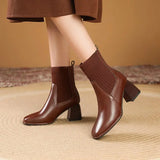 Isabel - Botas elegantes con plataforma