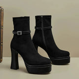 Isabel - Botas de plataforma elegantes con comodidad en cada paso