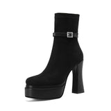 Isabel - Botas de plataforma elegantes con comodidad en cada paso