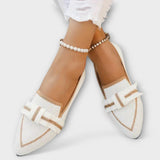 Luzia - Zapatos planos para mujer con lazo