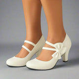 Clara - Tacones Elegantes con Lazo