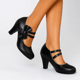 Clara - Tacones Elegantes con Lazo