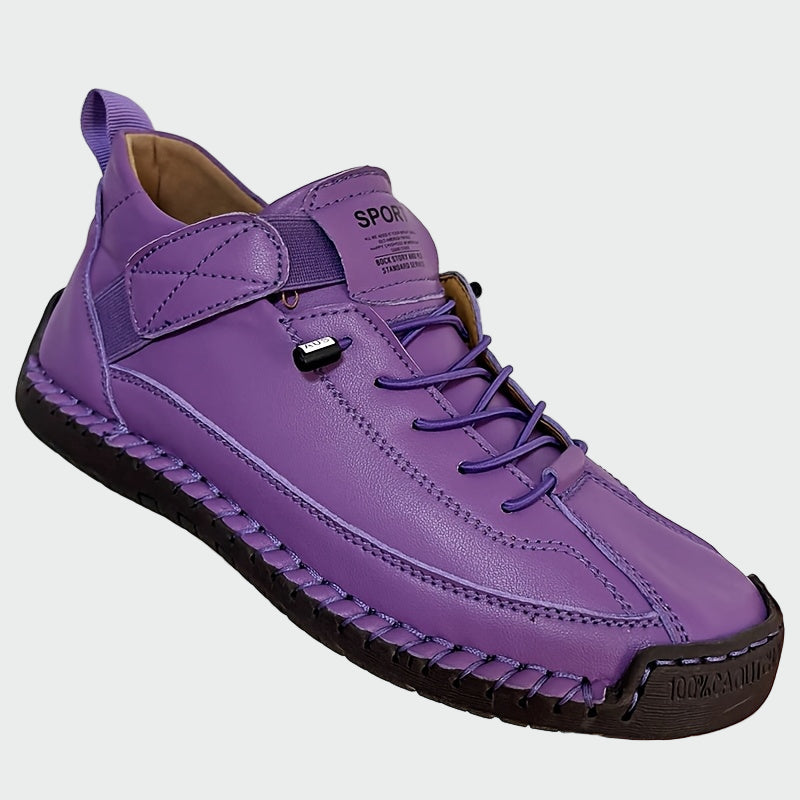 Botas de cuero de caña corta para Clara