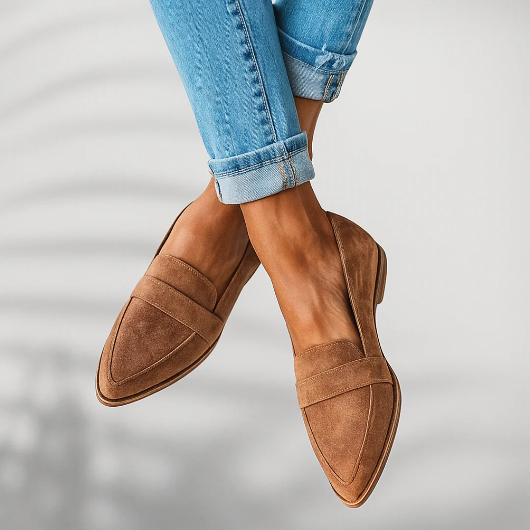 Clara - Mocasines ortopédicos de piel