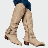 Botas de vaquera de cuero Elena