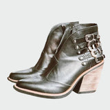Botines de cuero Ana